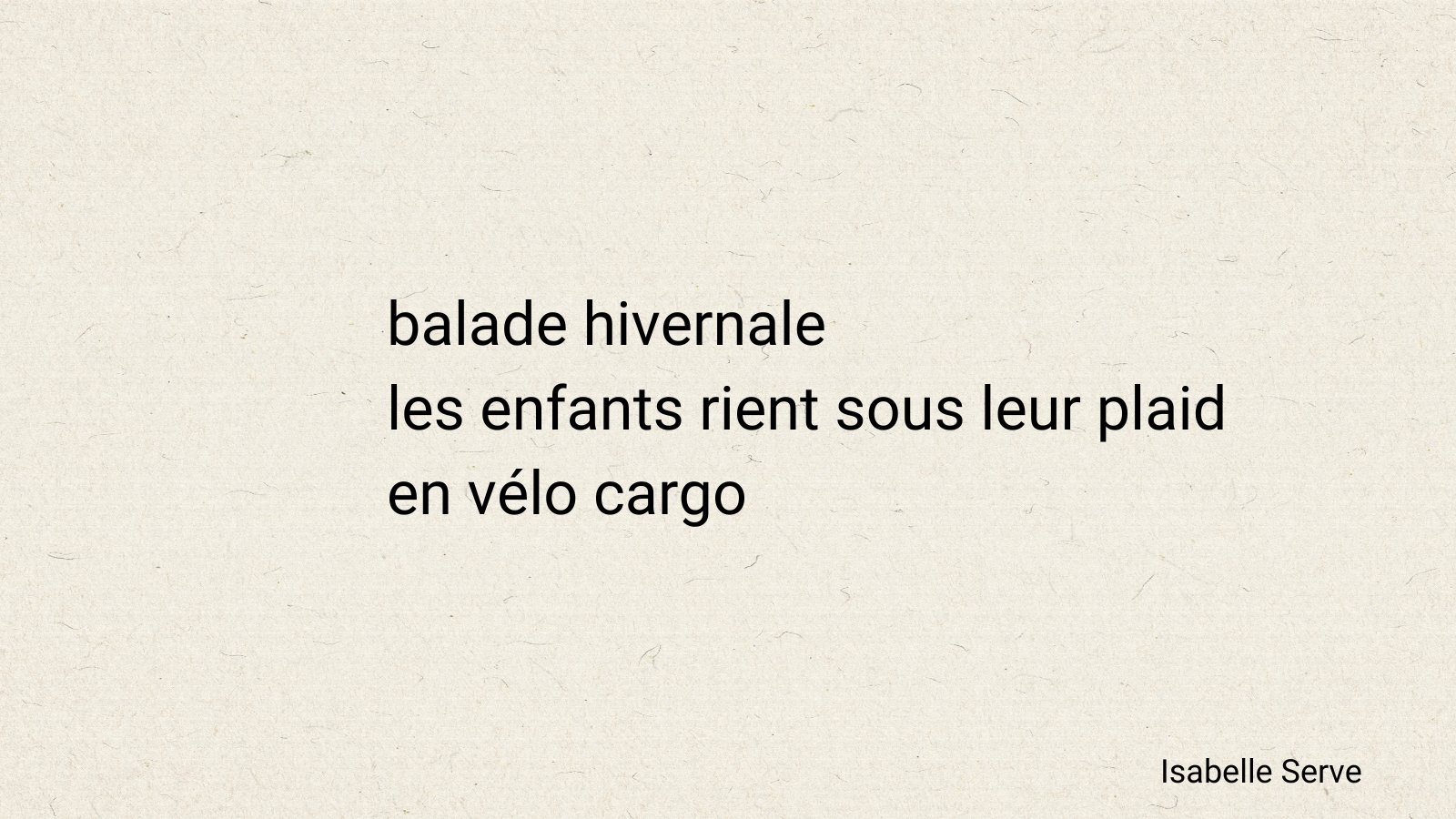 cette image met en avant un haïku sur le thème de la sobriété énergétique