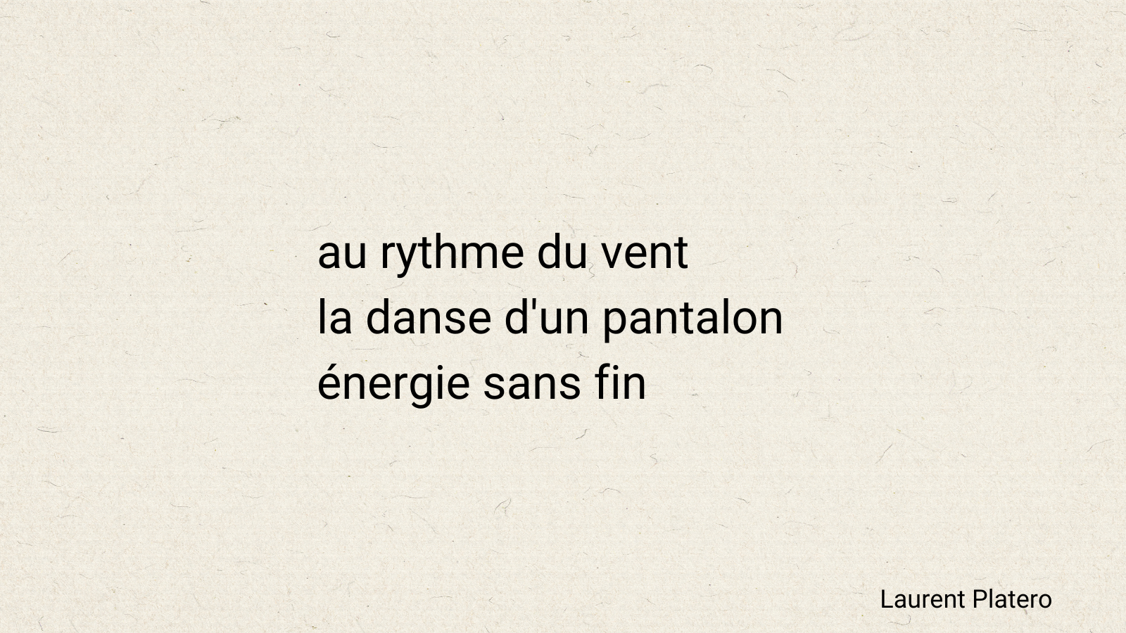 cette image met en avant un haïku sur le thème de la sobriété énergétique